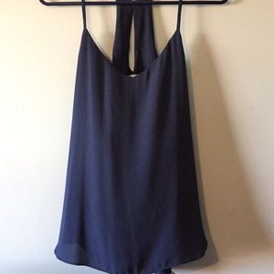 Navy blue top